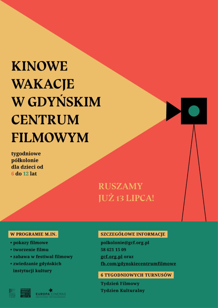 Kinowe wakacje w Gdyńskim Centrum Filmowym
