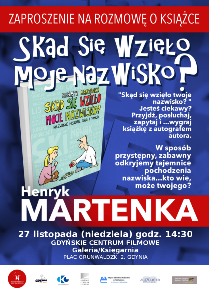 Skąd się wzięło moje nazwisko. Henryk Martenka