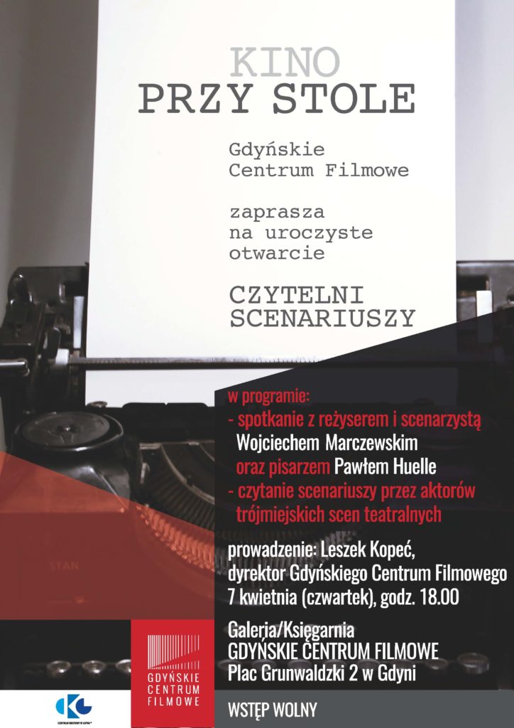 Kino przy stole. CZYTELNIA SCENARIUSZY FILMOWYCH