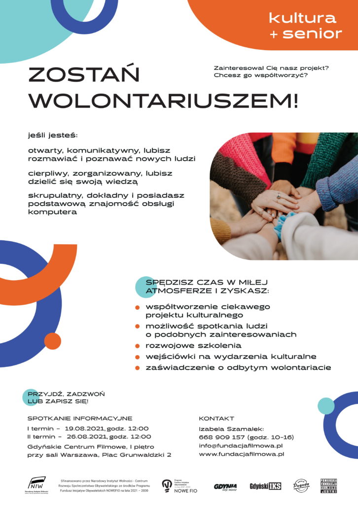 Zostań WOLONTARIUSZEM bez względu na wiek!